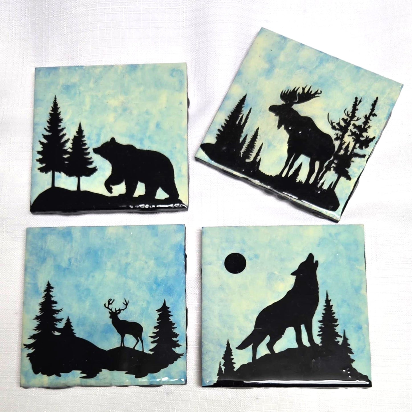Coasters, set of 4