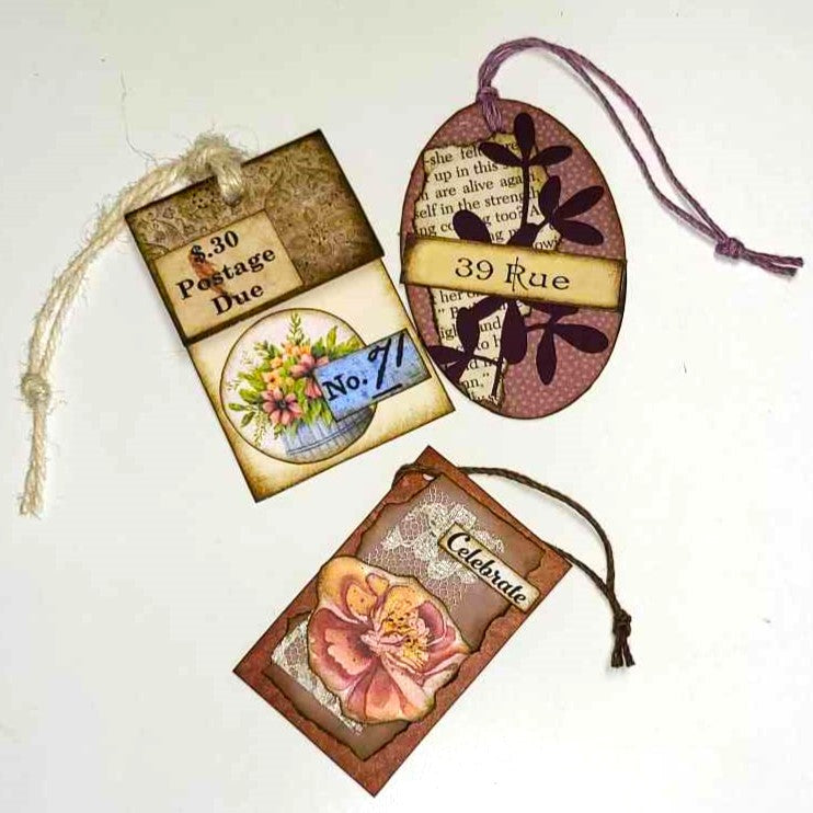 Junk Journaling Ephemera, Journal Tags