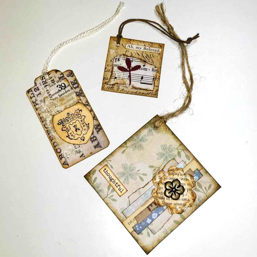 Junk Journaling Ephemera, Journal Tags