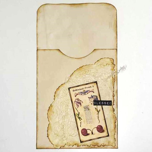 Junk Journaling Ephemera, Library Pocket