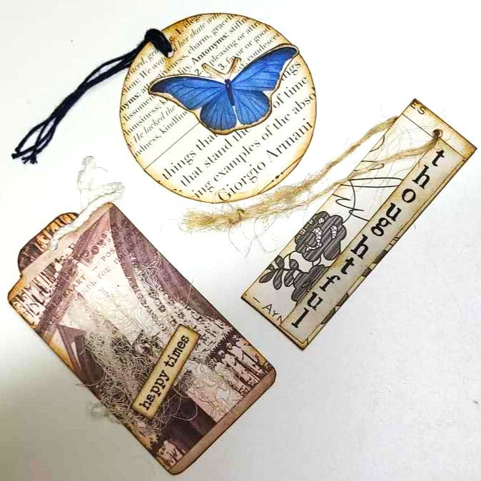 Junk Journaling Ephemera, Journal Tags