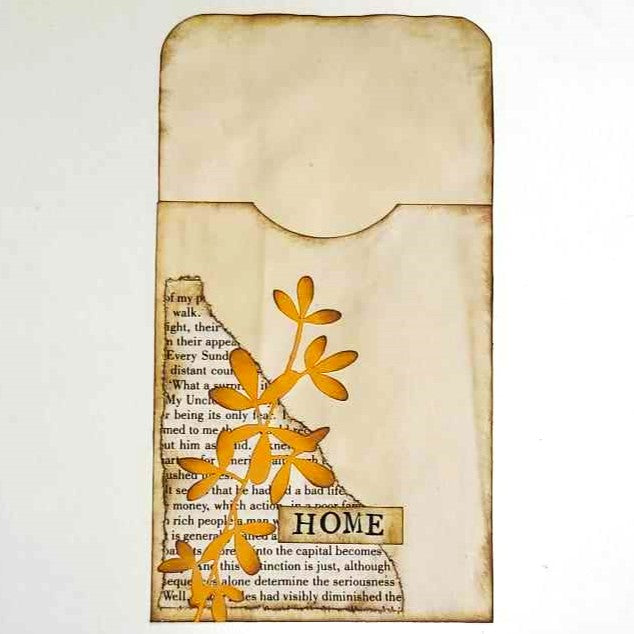 Junk Journaling Ephemera, Library Pocket