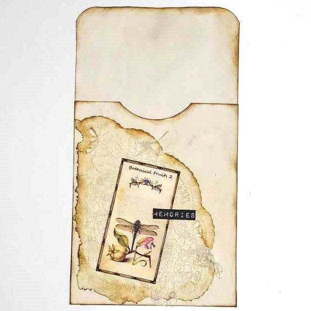 Junk Journaling Ephemera, Library Pocket