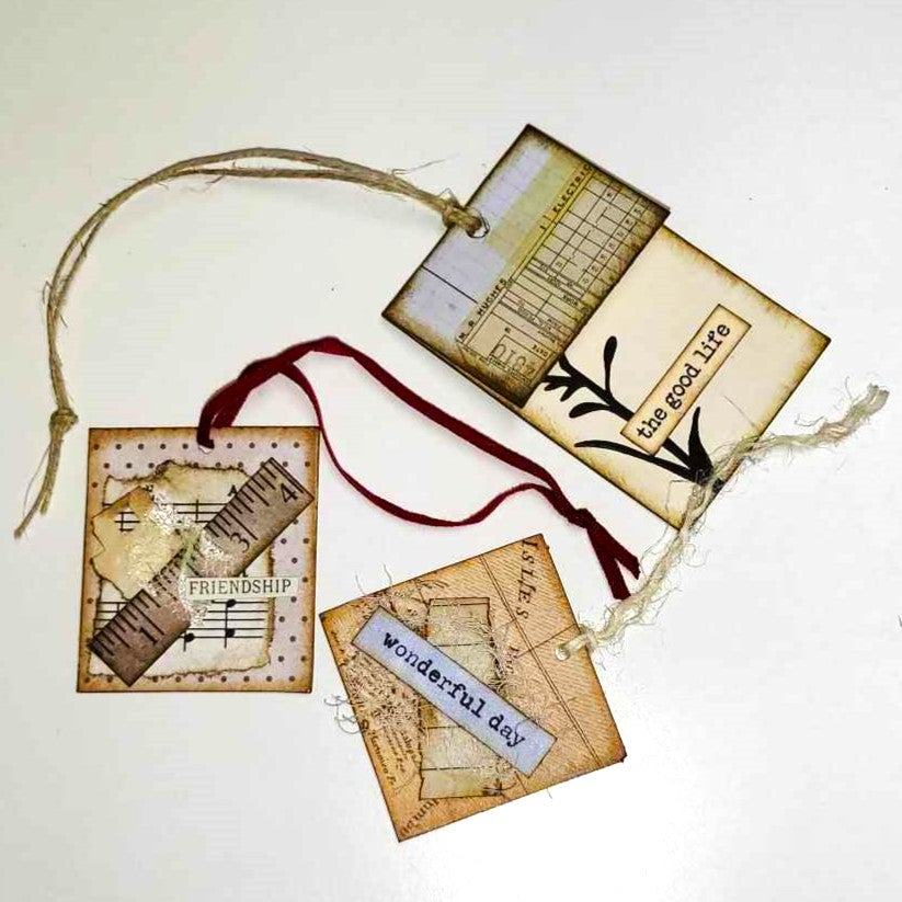 Junk Journaling Ephemera, Journal Tags