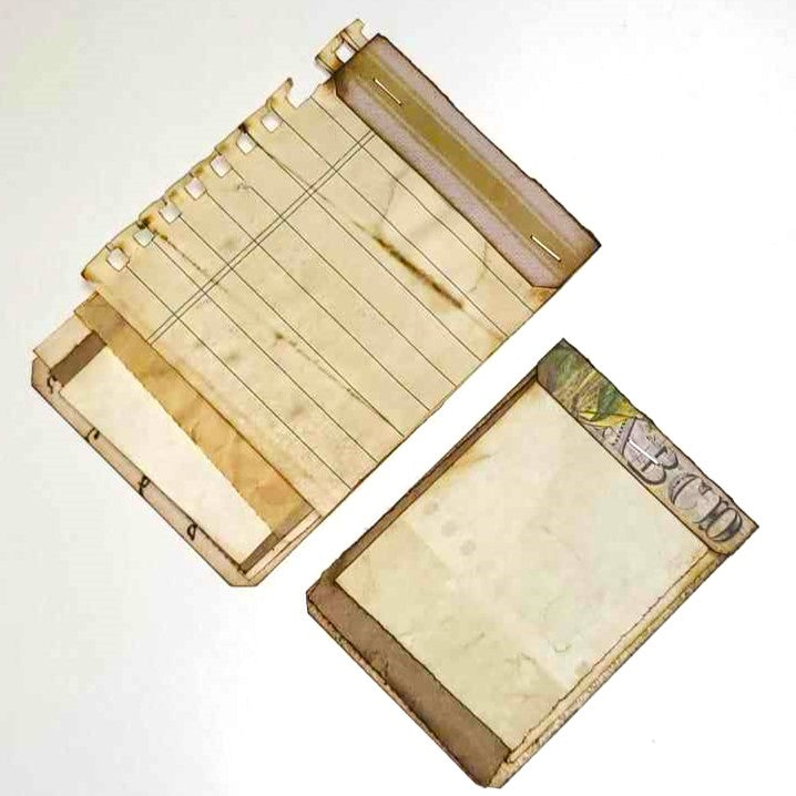 Junk Journaling Ephemera, Mini Journaling Notebook