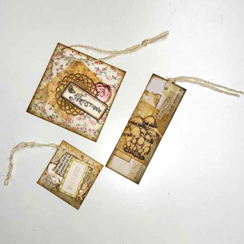 Junk Journaling Ephemera, Journal Tags