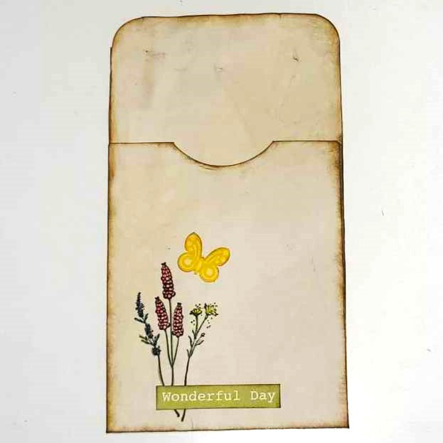 Junk Journaling Ephemera, Library Pocket
