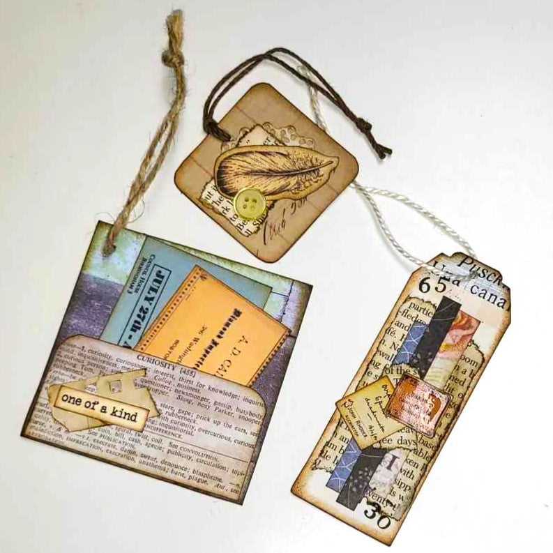 Junk Journaling Ephemera, Journal Tags