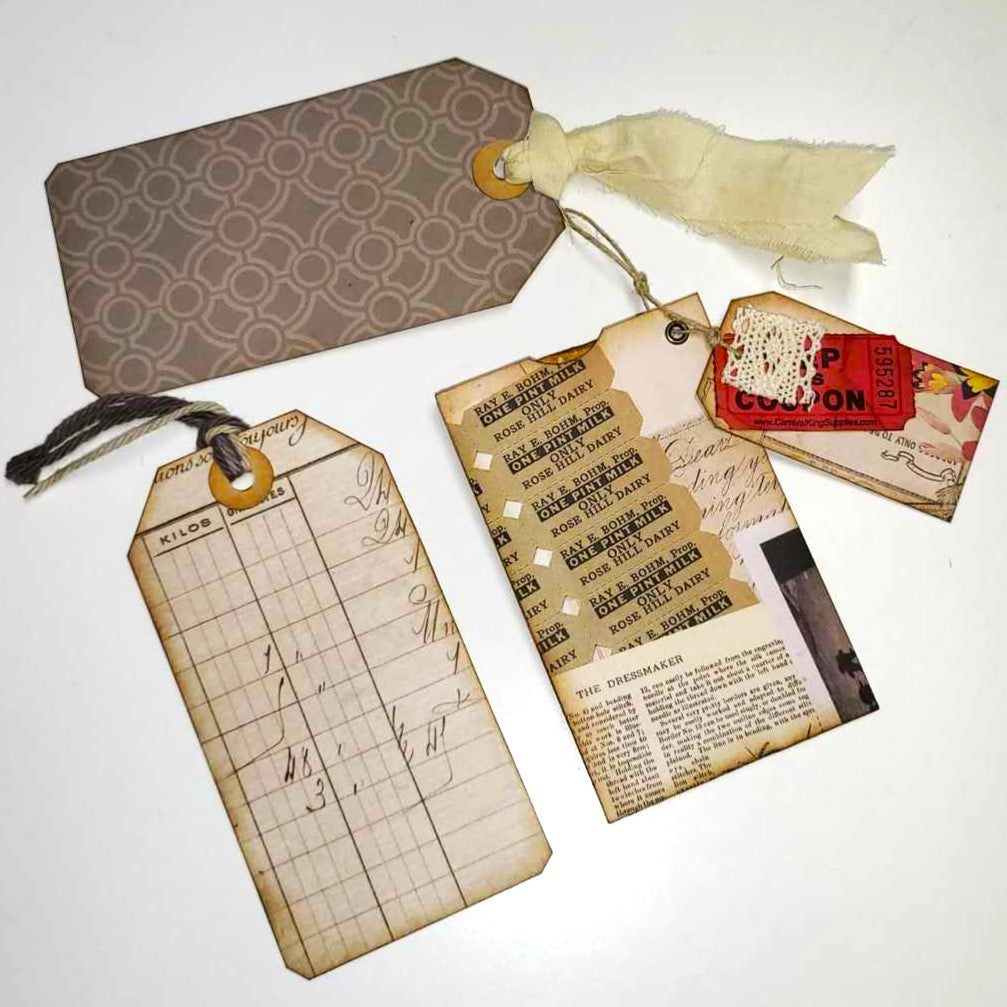 Two Pocket Hidden Paperclip Ephemera - NEW!