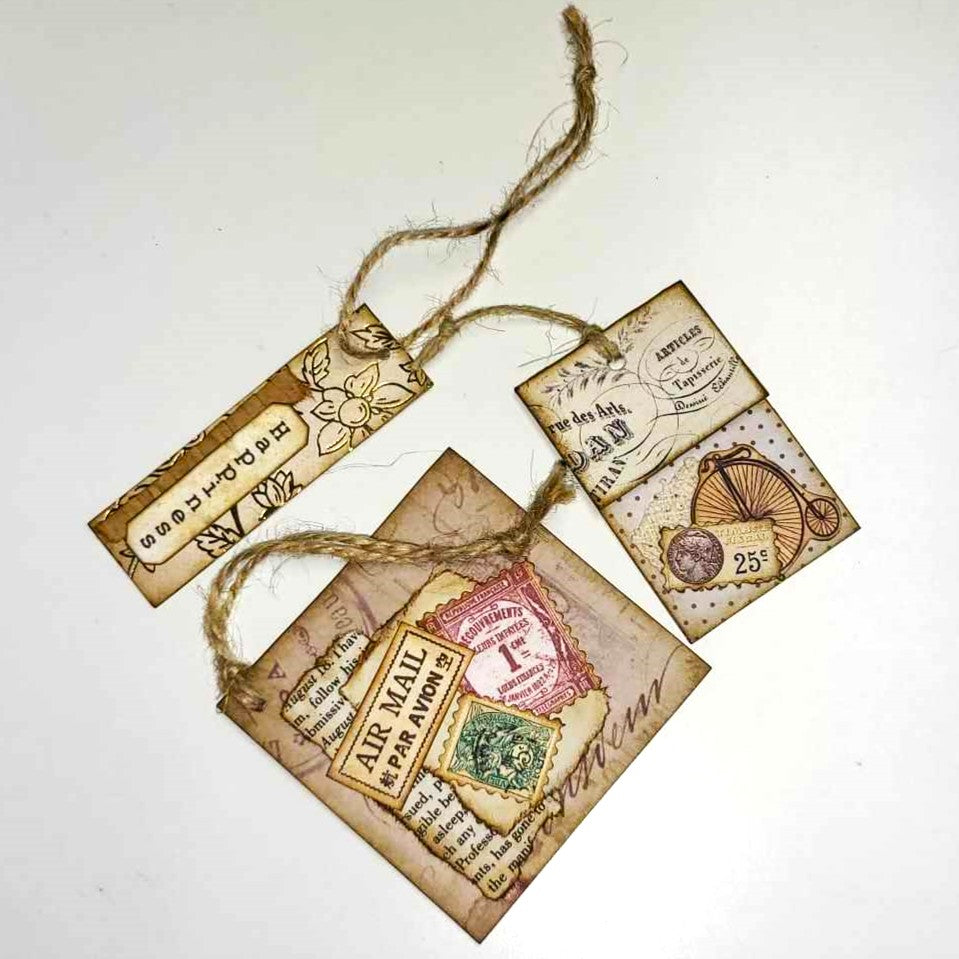 Junk Journaling Ephemera, Journal Tags