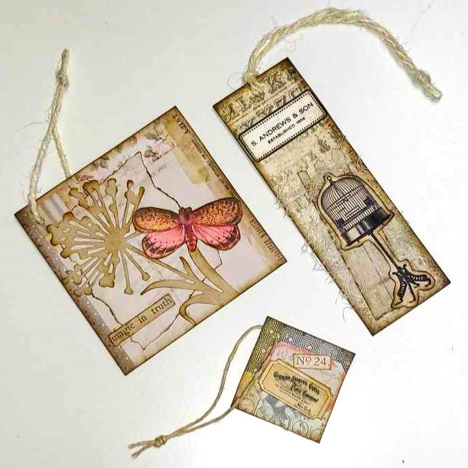 Junk Journaling Ephemera, Journal Tags