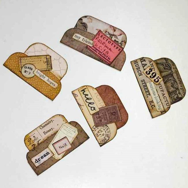 Junk Journaling Ephemera, Page Tabs