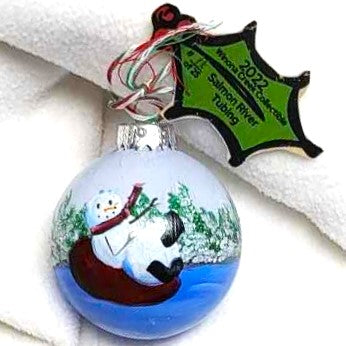 Collectible Ornament Series, Handpainted Snowman Ornament