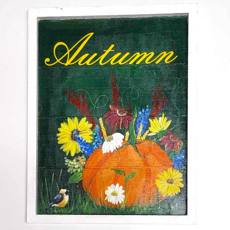 Handpainted Framed Boards