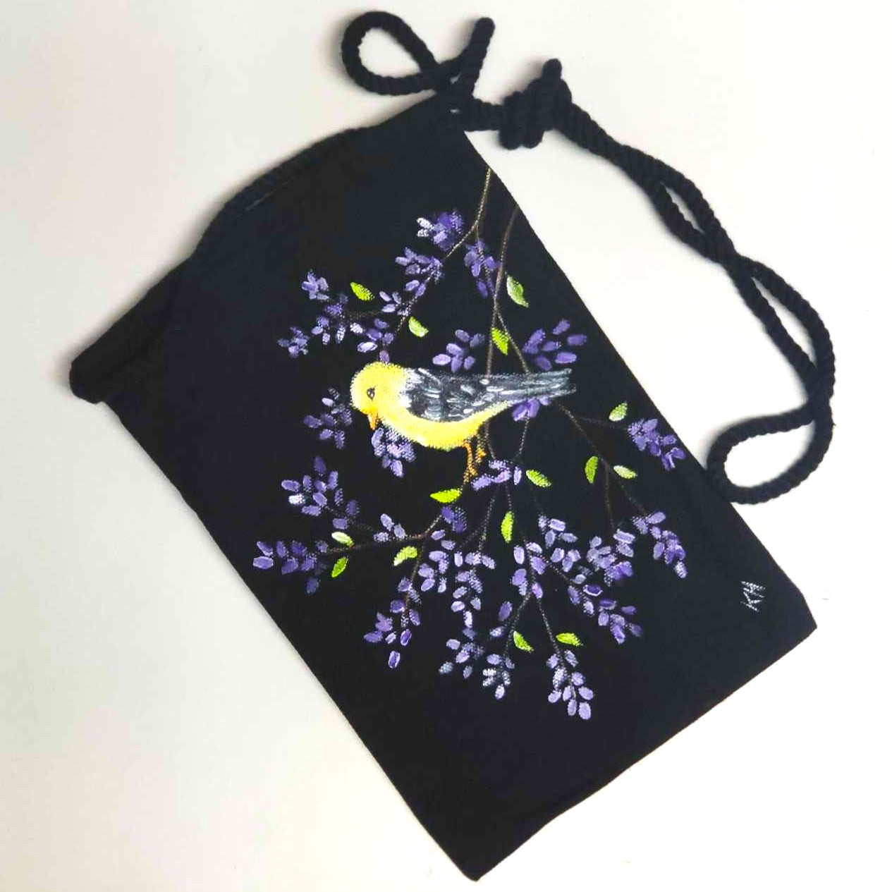 Handpainted Cross-Body Bag
