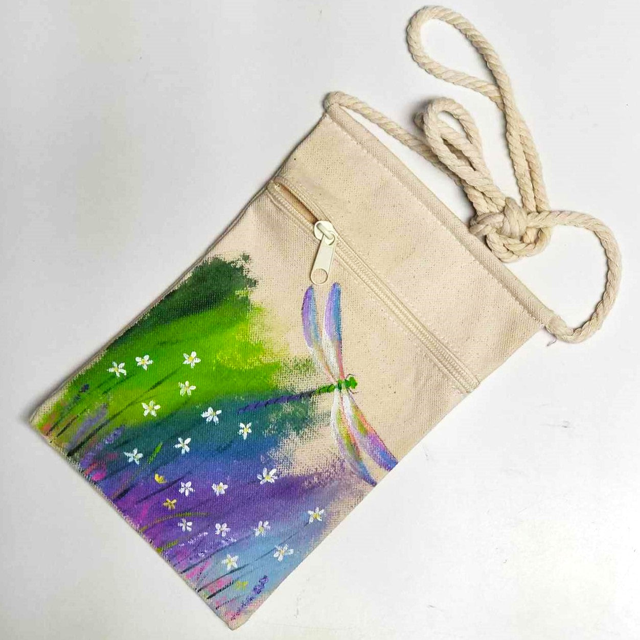 Handpainted Cross-Body Bag