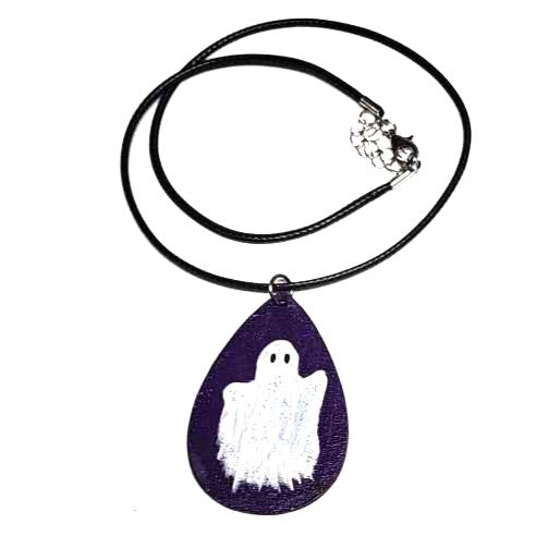 Handpainted Teardrop Pendant