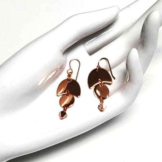 Copper Dangler Earrings