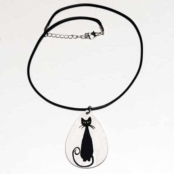 Handpainted Teardrop Pendant