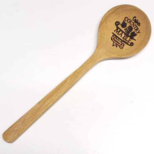 Large Engraved Wood Spoon