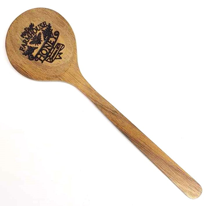 Large Engraved Wood Spoon