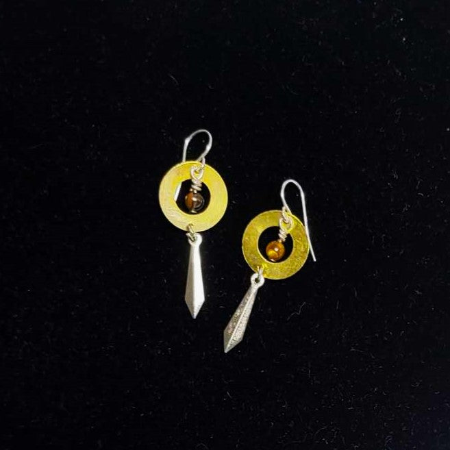 Mixed Metal Earrings
