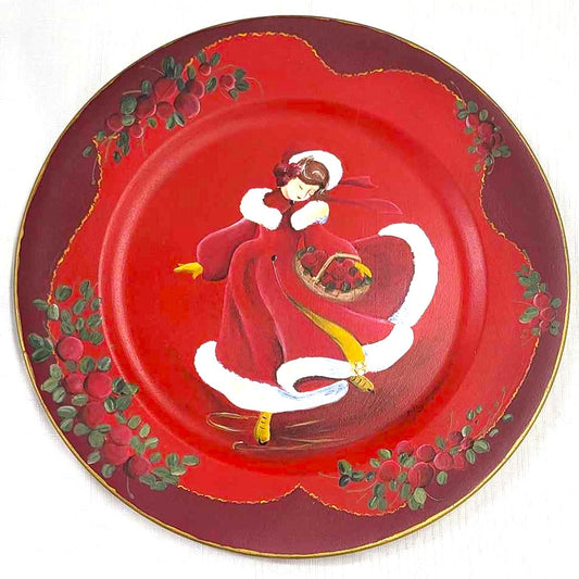 Painted Metal Charger