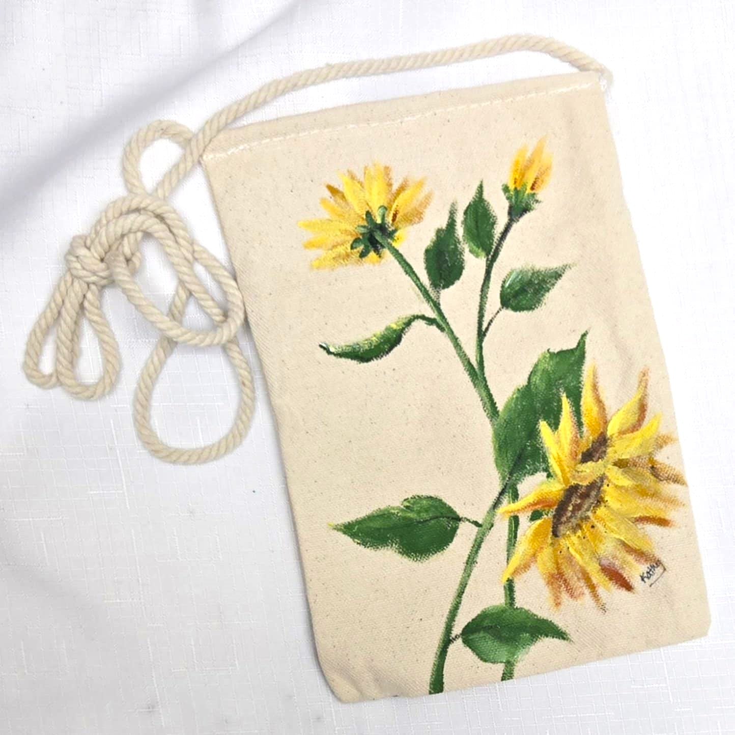 Handpainted Cross-Body Bag - MORE ADDED!