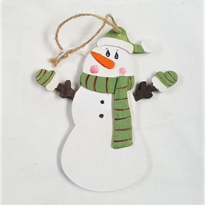 Holiday Ornament, handpainted wood