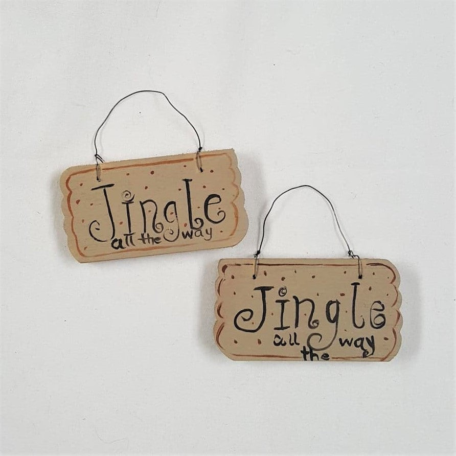 Holiday Ornament, handpainted wood