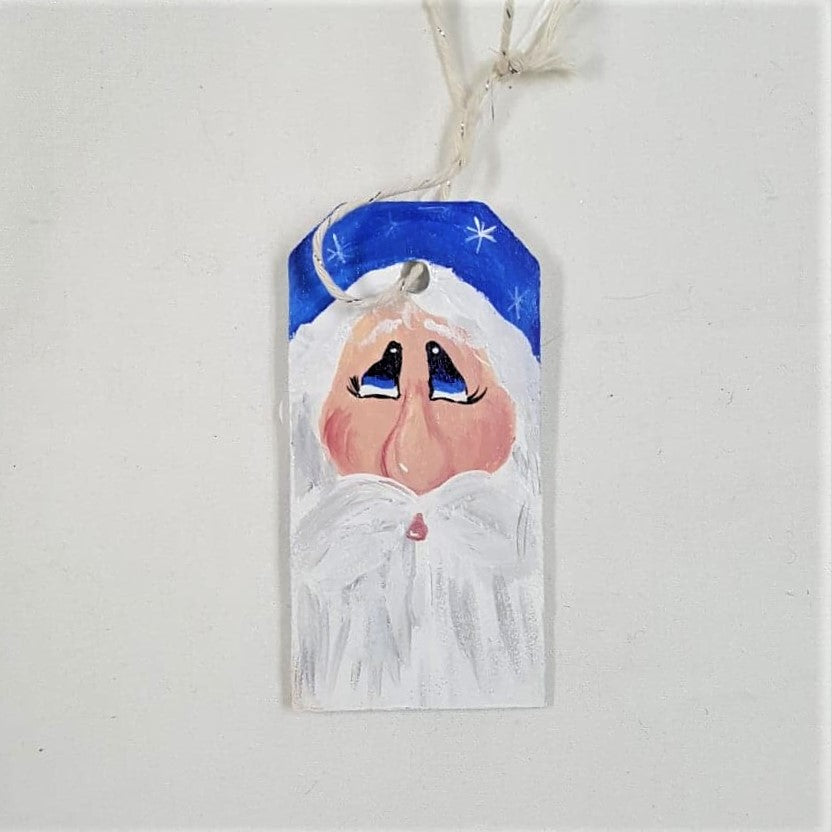 Holiday Ornament, handpainted wood