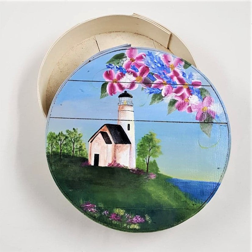 Painted Cheesebox (medium) - NEW LOWER PRICE!