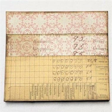 Junk Journaling Ephemera, Two Pocket with Filp-Up