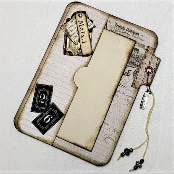 Junk Journaling Ephemera, Large Side Tag