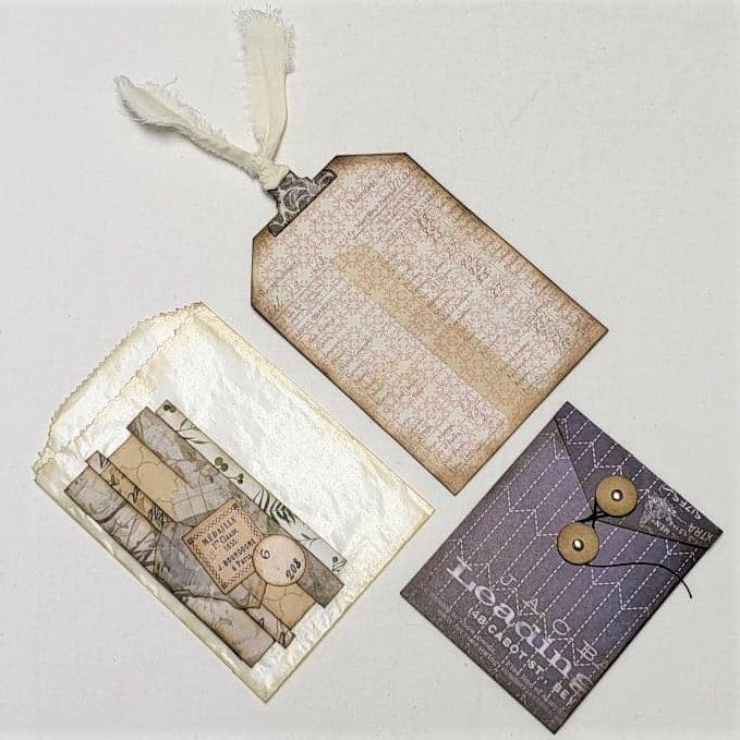Junk Journaling Ephemera, Glassine Bag Pocket