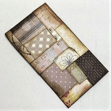 Junk Journaling Ephemera, Square Corner Tuck