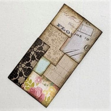 Junk Journaling Ephemera, Square Corner Tuck