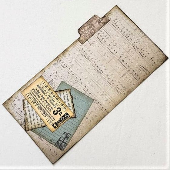 Junk Journaling Ephemera, Page Flip-Up