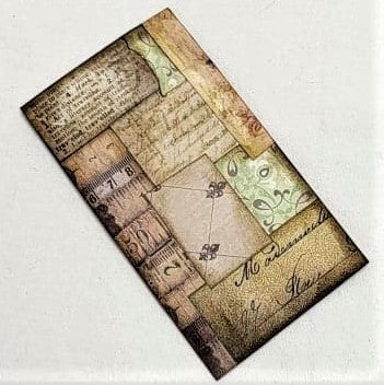 Junk Journaling Ephemera, Square Corner Tuck