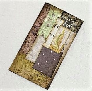 Junk Journaling Ephemera, Square Corner Tuck