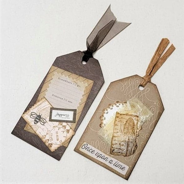 Junk Journaling Ephemera, Medium Tag
