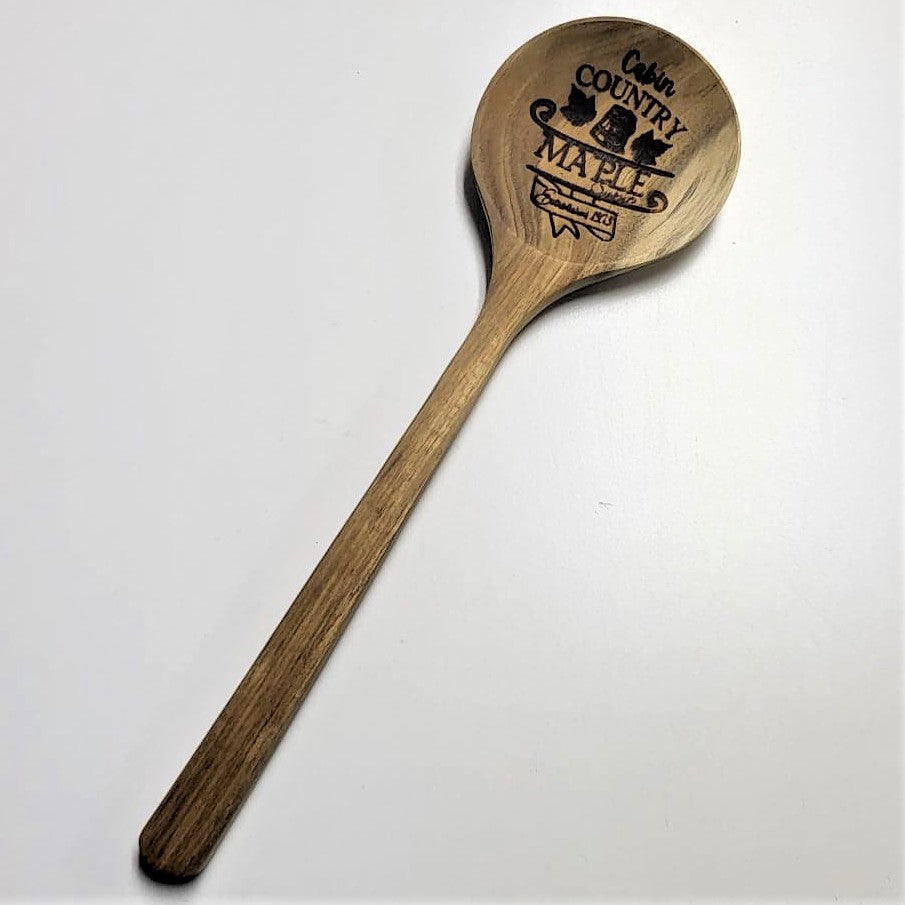 Large Engraved Wood Spoon