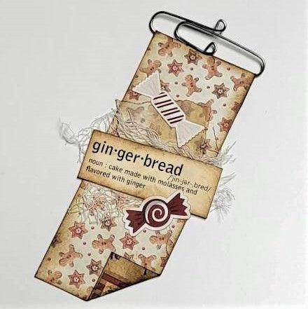 Christmas Junk Journaling Ephemera, Paperclip Banner
