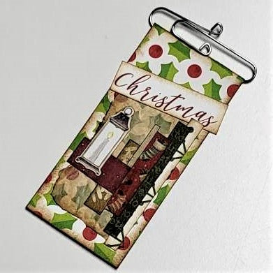 Christmas Junk Journaling Ephemera, Paperclip Banner
