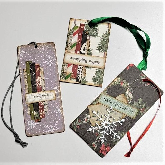 Christmas Junk Journaling Ephemera, Journal Tags