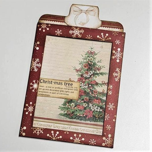 Christmas Junk Journaling Ephemera, Photo Frame