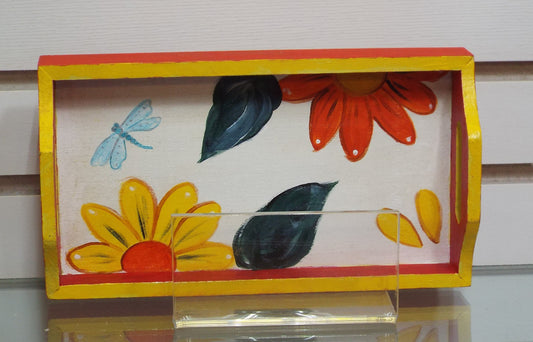 Painted Trays, wood