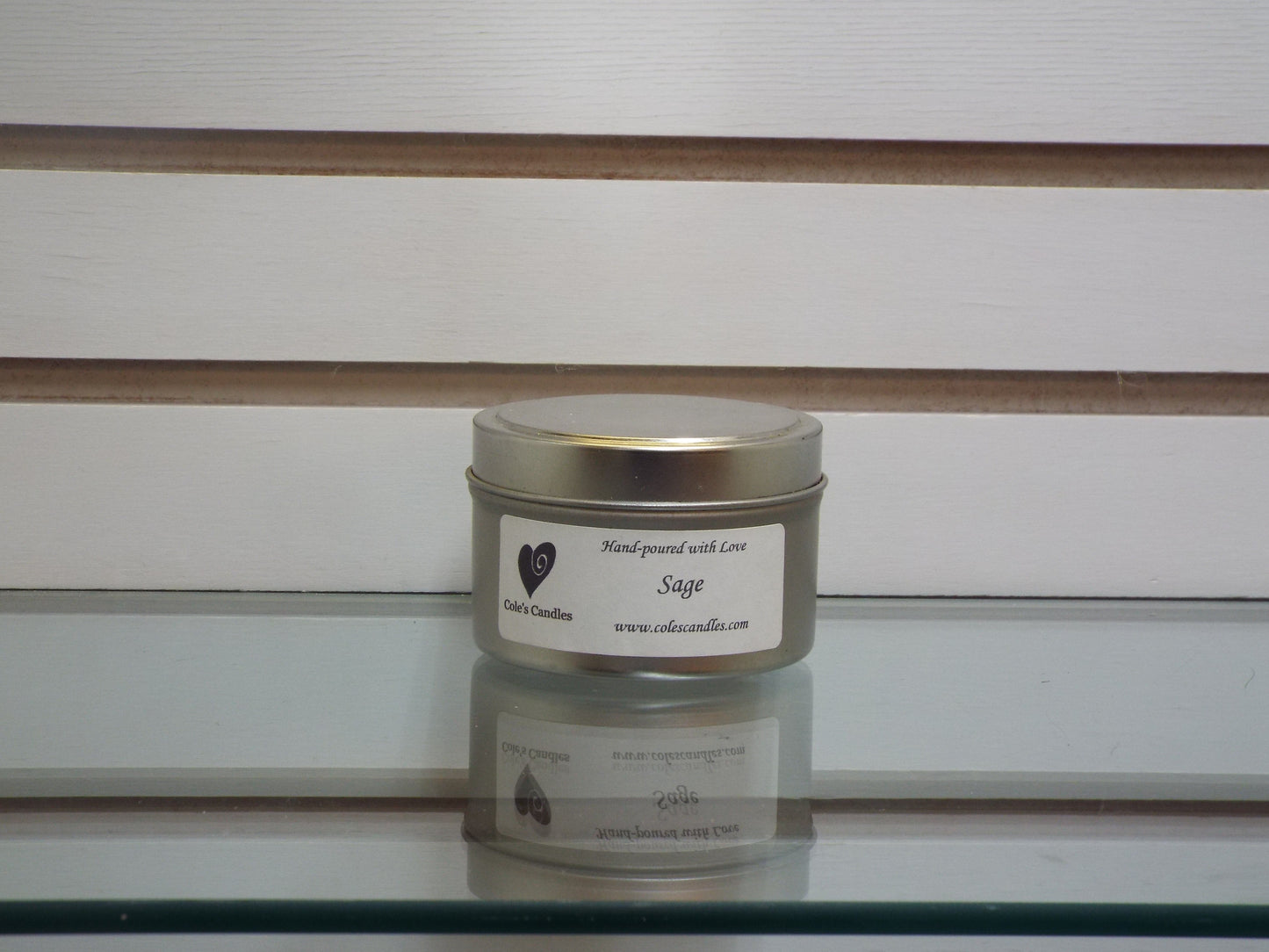 Candles, tins