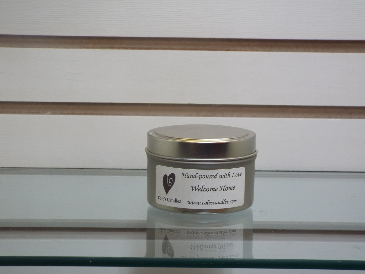Candles, tins
