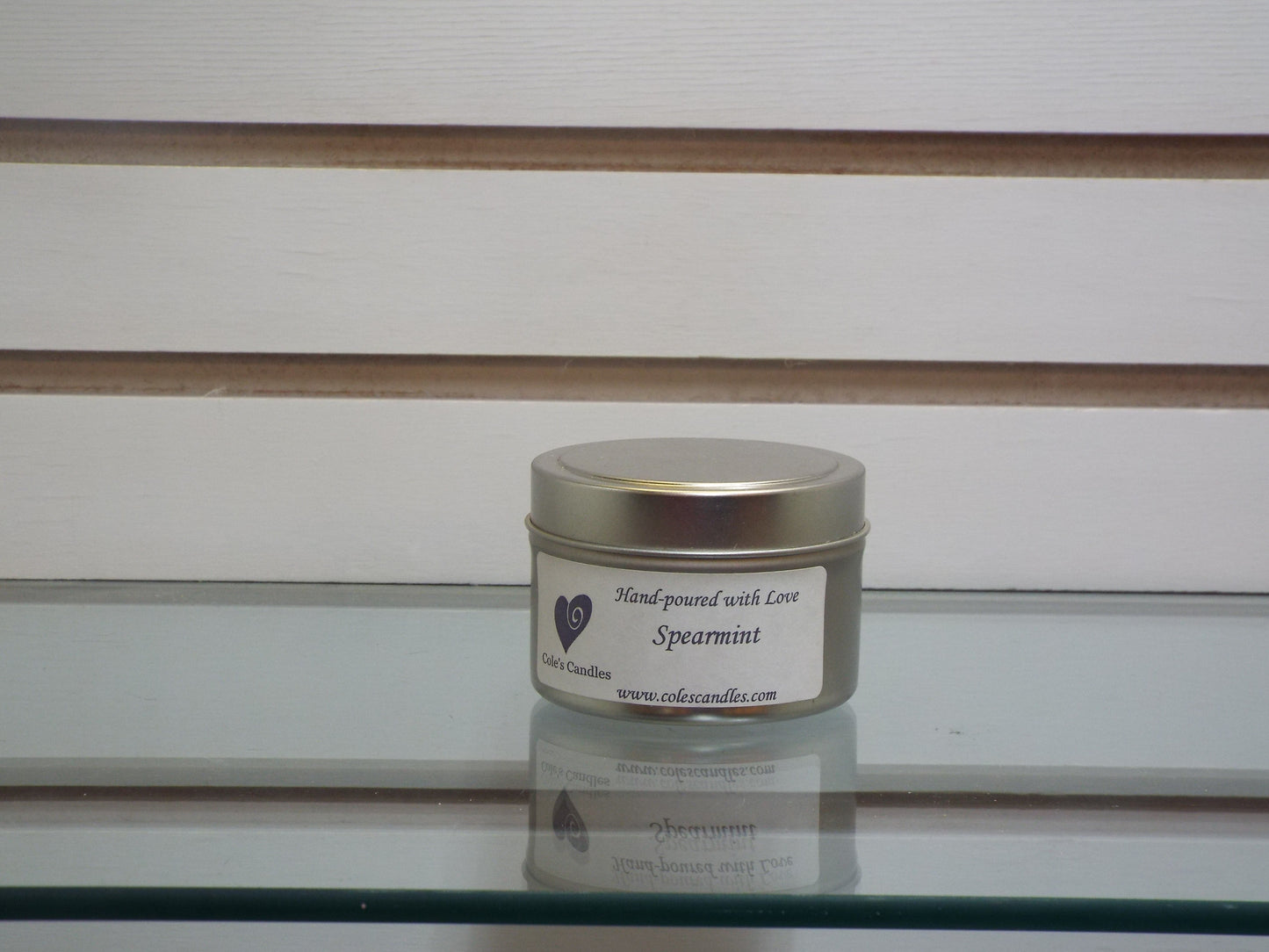 Candles, tins